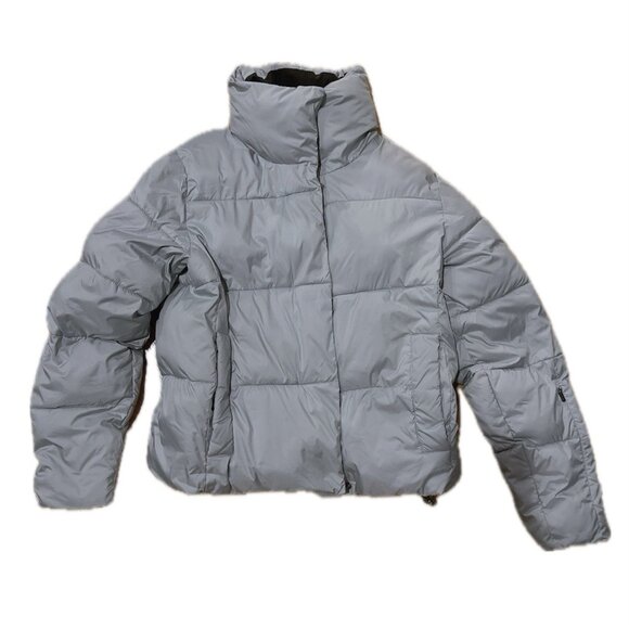 Roxy Snowboard Jacket Women Winter Rebel Blue Dove Grey Waterproof Ski Coat - Picture 2 of 5